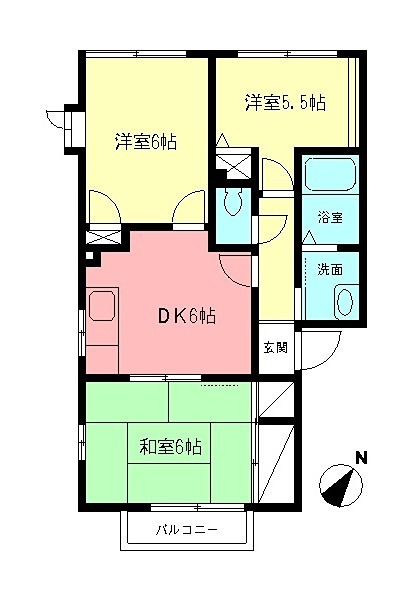 ネオフォンテーヌⅡ 間取り