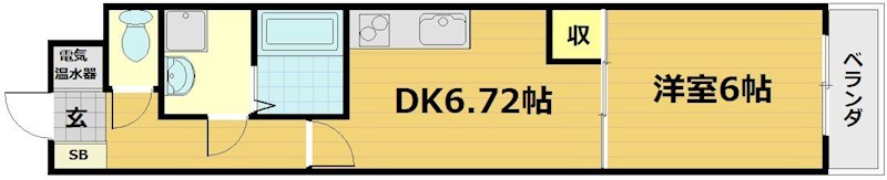 アストラルルームⅡ 間取り