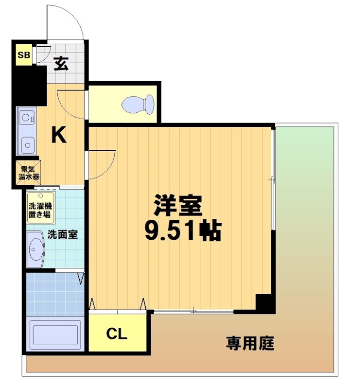 エリーフラッツ上桂 間取り