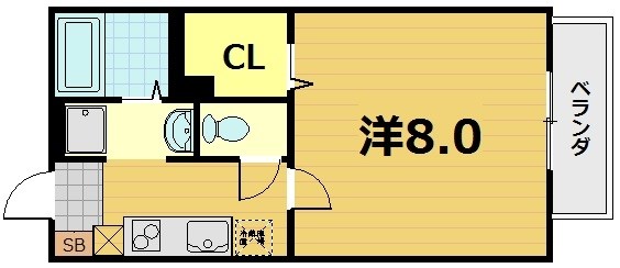カナル桃山Ⅱ 間取り