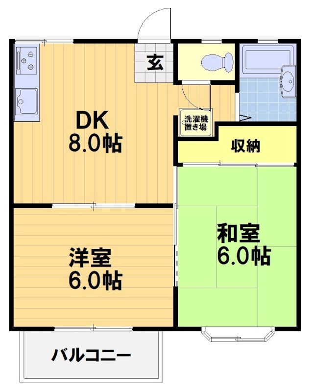 嵐山リバーサイドⅠ 間取り