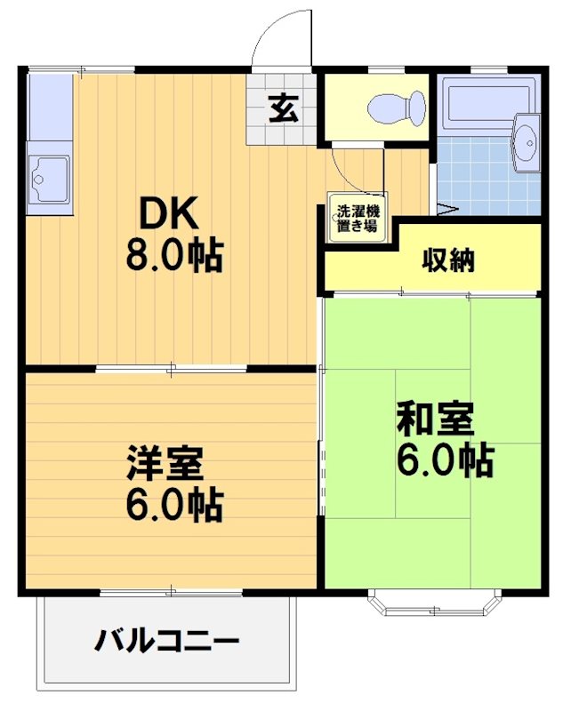 嵐山リバーサイドⅠ 間取り