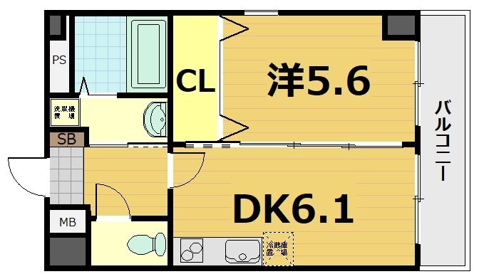 ヴェルメゾン御所西 間取り