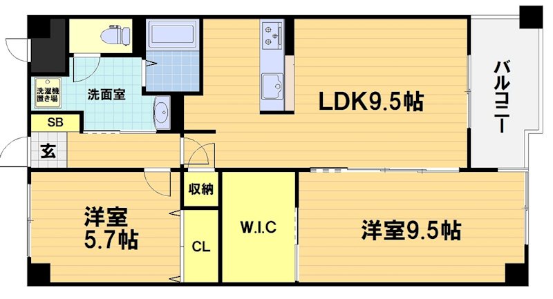 アーネスト西大路 間取り