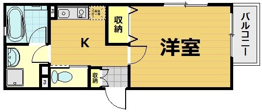 Espoir東寺 間取り