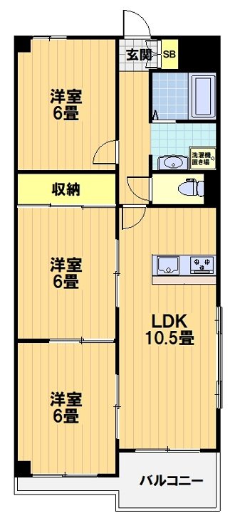 アフリー太田 間取り