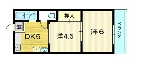 ニュー芝ノ下ハイツ 間取り