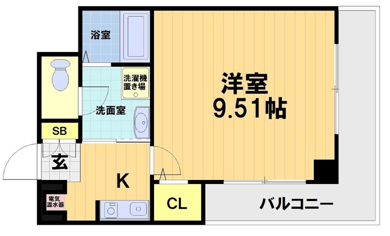 エリーフラッツ上桂 間取り