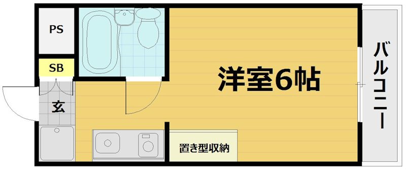 ボーン宇治Ⅱ号館 間取り