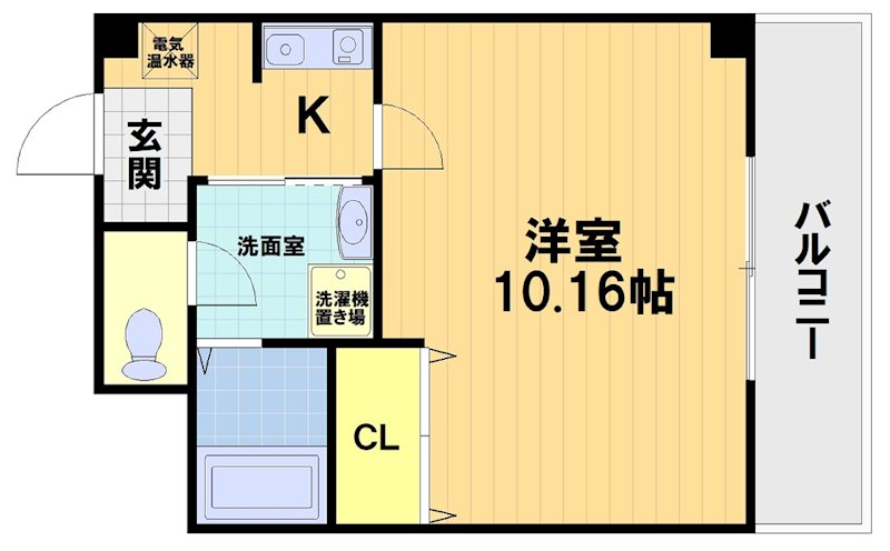 エリーフラッツ上桂 間取り