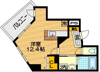 ヴェルメゾン御所西 間取り