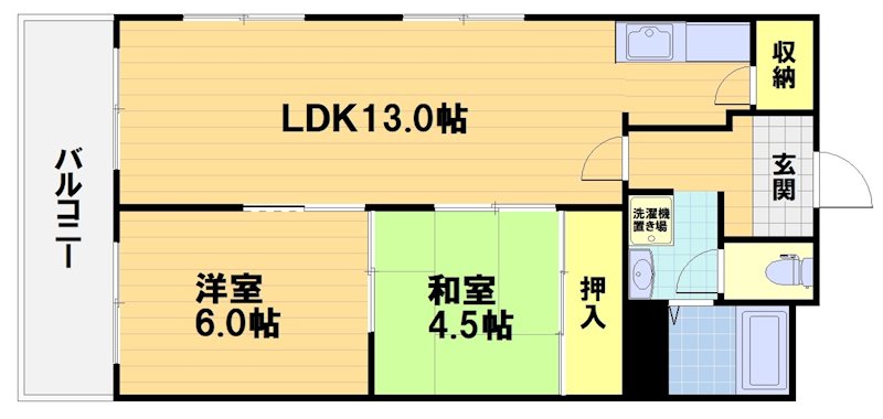 アサワハイツ 間取り