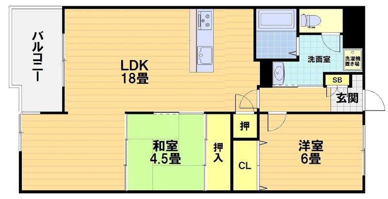 アーネスト西大路 間取り