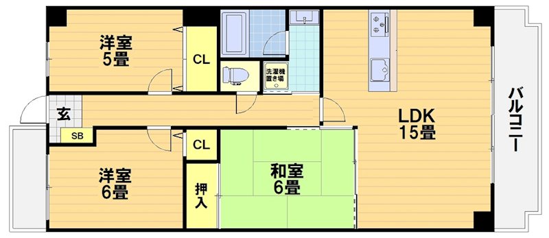 アメニティ双ケ丘 間取り