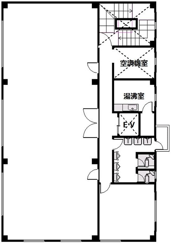 西ノ京南聖町貸ビル 間取り