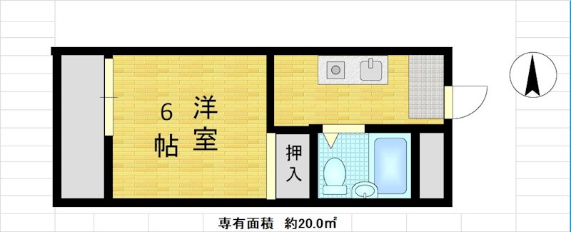 ヴィラ矢杉末広 間取り