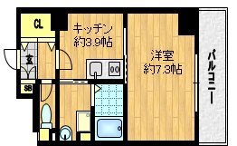 ヴァンヴェルデ西京極 間取り