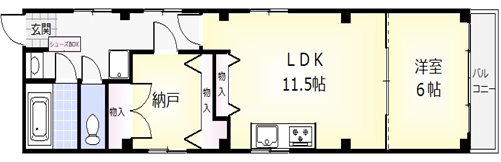 コンツェルト四条西洞院 間取り