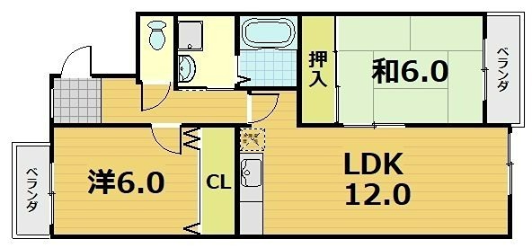 エクシード・こはた 間取り