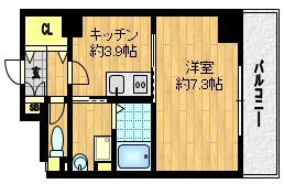 ヴァンヴェルデ西京極 間取り