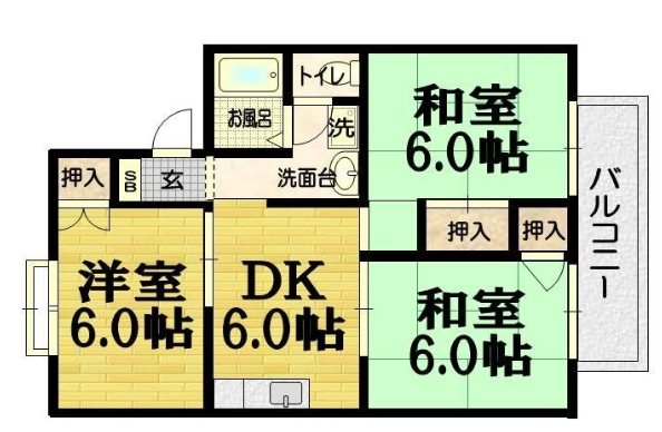 オレンジハイツ 間取り