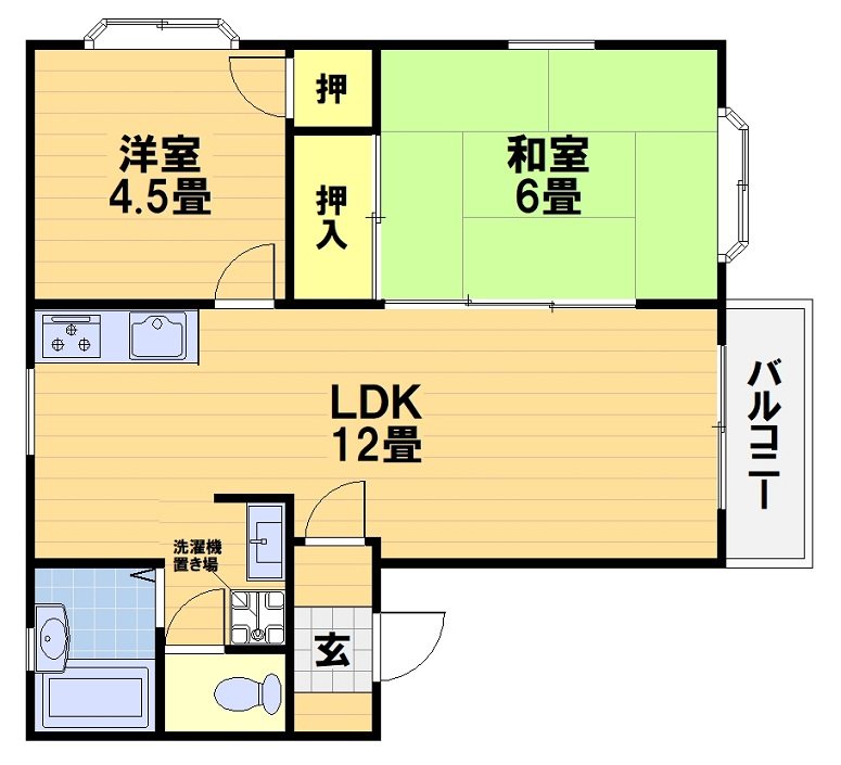 嵐山リバーサイドⅡ 間取り