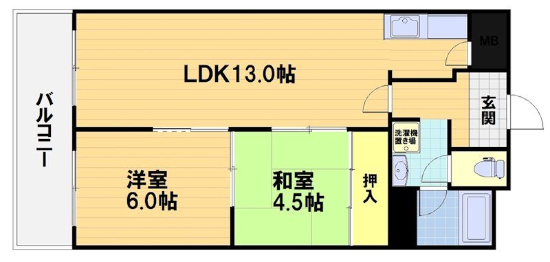 アサワハイツ 間取り