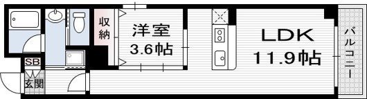 ソレイユ京都二条 間取り