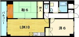 インペリアル明日香 間取り
