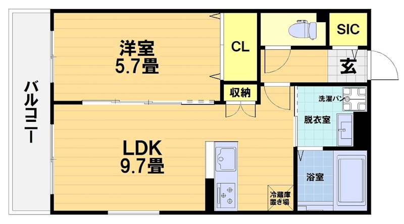 FORCE西院 間取り