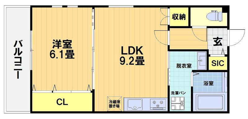 FORCE西院 間取り