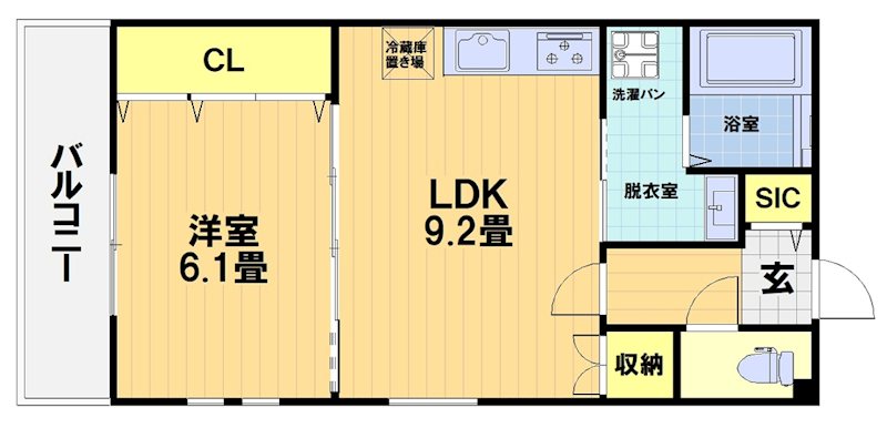 FORCE西院 間取り