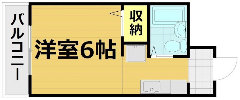 カーサ栗栖 間取り