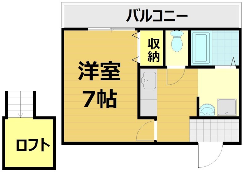 アパートメントｓａｉ 間取り