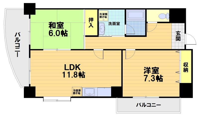 アグラード長岡京 間取り