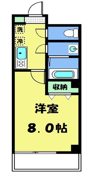 フラッティ龍大南 間取り