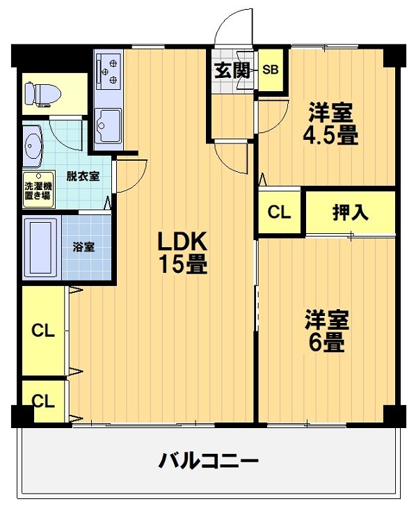 コモド長岡京 間取り