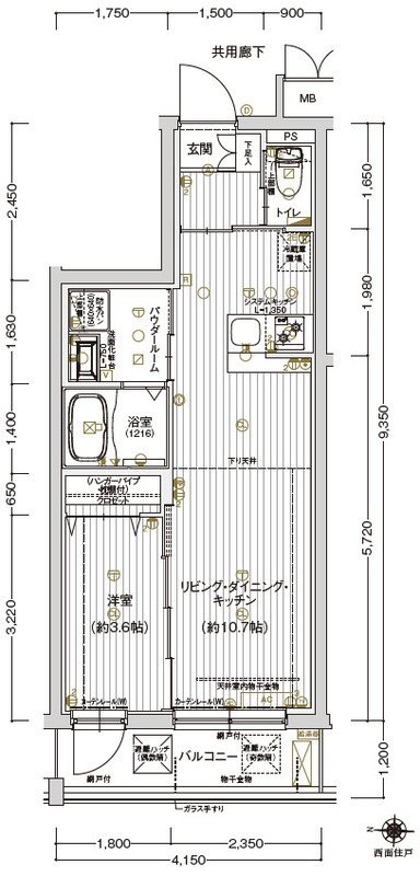 アルコバレーノ京都西京極 間取り