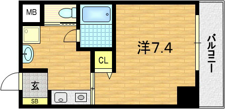 BelleVille千本今出川 間取り