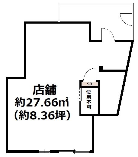 上京区馬喰町店舗 間取り