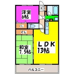 ロイヤルハイツ鶴羽田 間取り