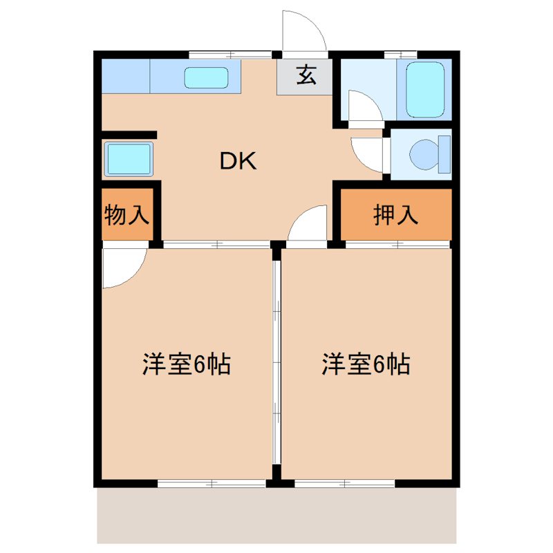 田上ハイツ 間取り
