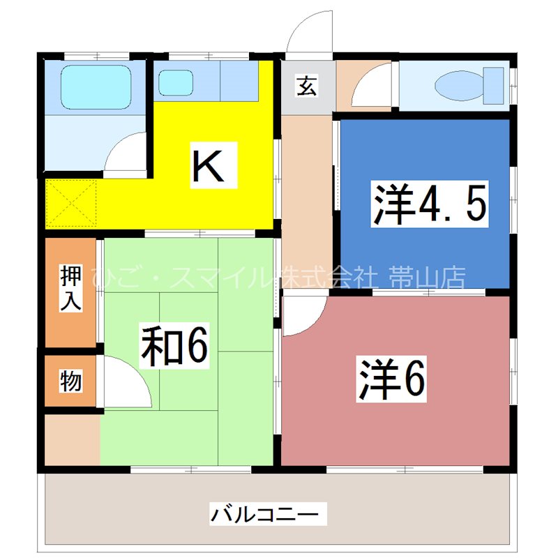 深川アパート 間取り
