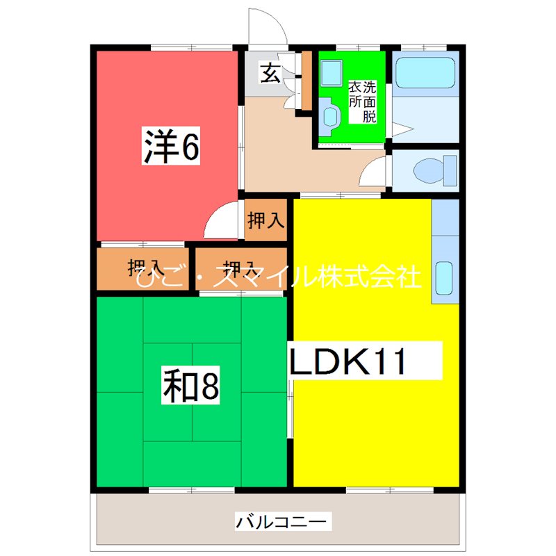 ベルフラワー保田窪 間取り
