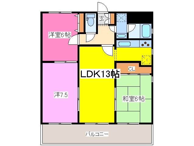ロマネスク新屋敷 間取り