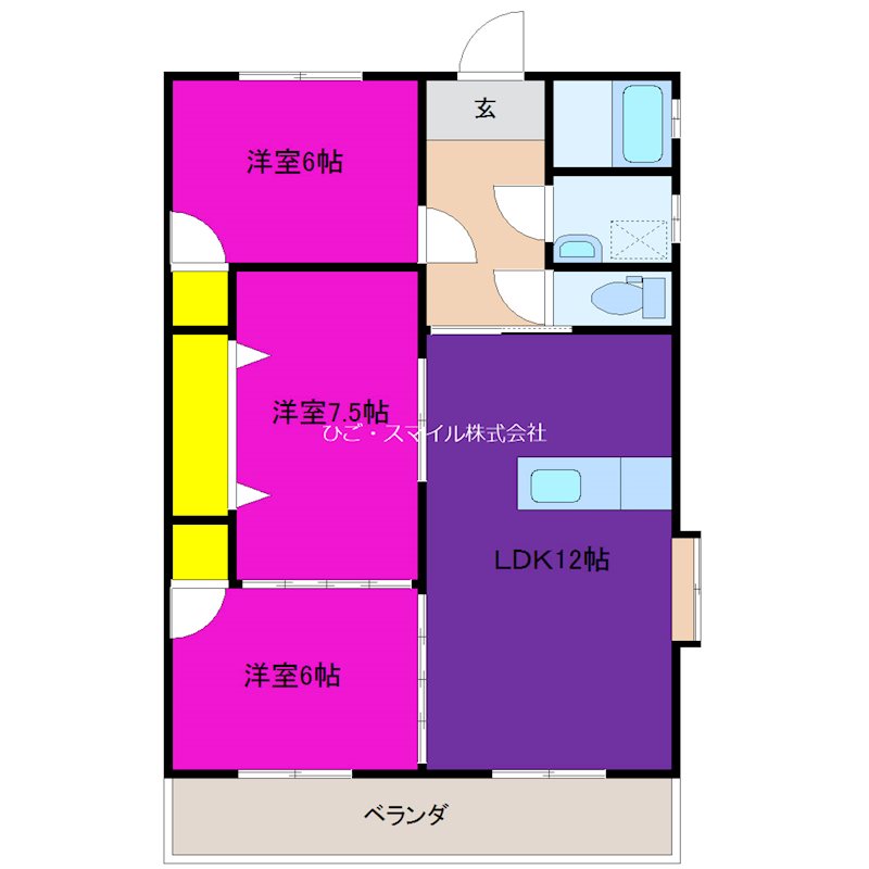 パール若杉 間取り
