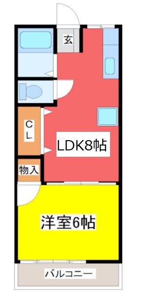 清水本町アパート 間取り