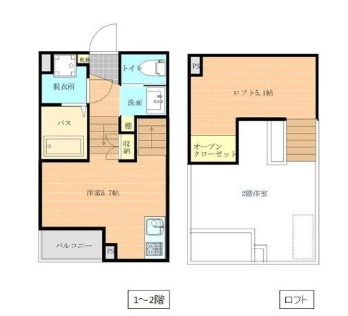 エーワンKUHONJI 間取り