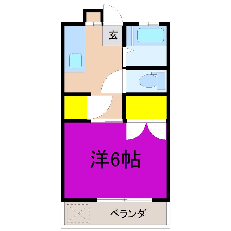 クリスタルコーポ 間取り