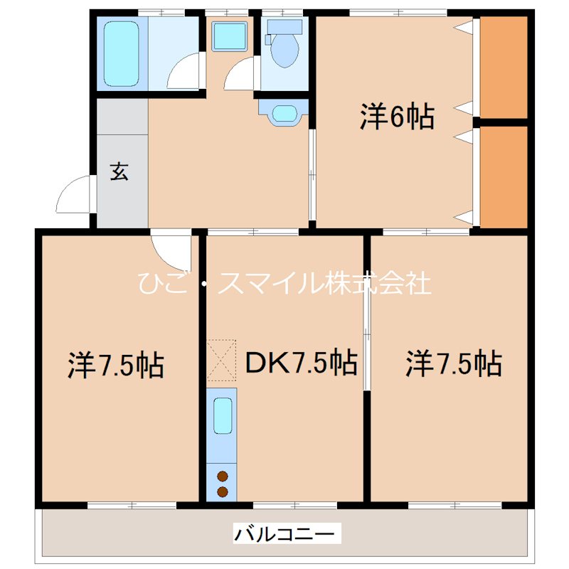 コーポ矢野 間取り